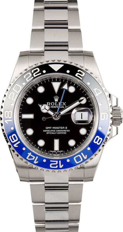 rolex gmt batman 2015|Rolex Batman price chart.